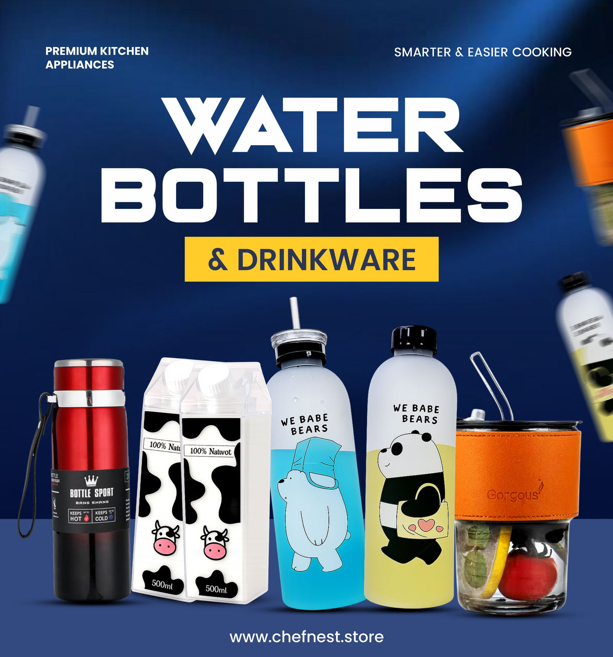 Water Bottles & Drinkware