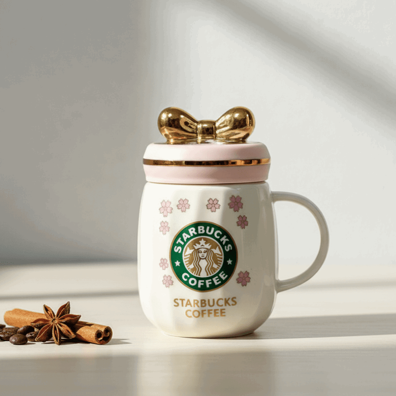Starbucks Coffee Mug – Classic Ceramic with Signature Lid