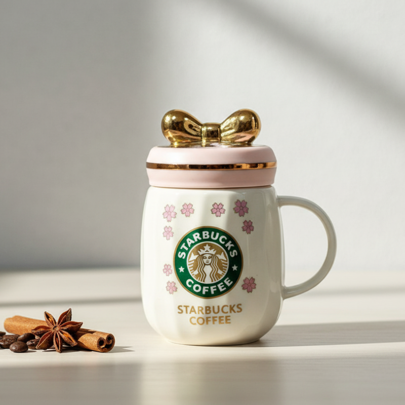 Starbucks Coffee Mug – Classic Ceramic with Signature Lid