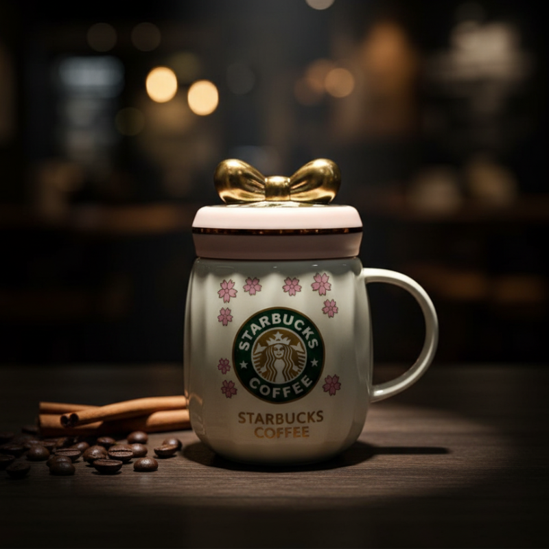 Starbucks Coffee Mug – Classic Ceramic with Signature Lid
