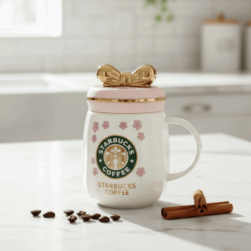 Starbucks Coffee Mug – Classic Ceramic with Signature Lid