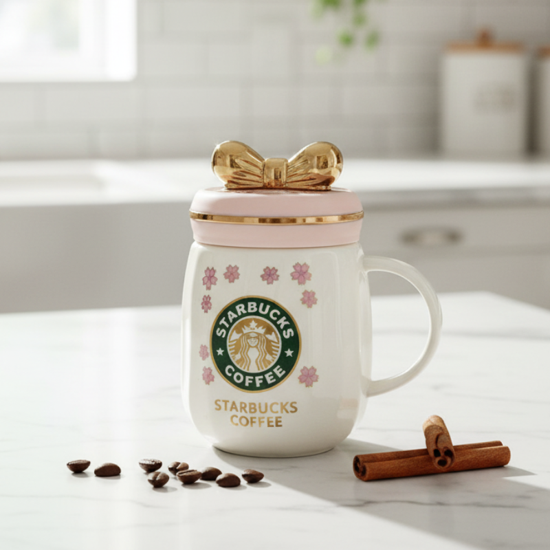 Starbucks Coffee Mug – Classic Ceramic with Signature Lid