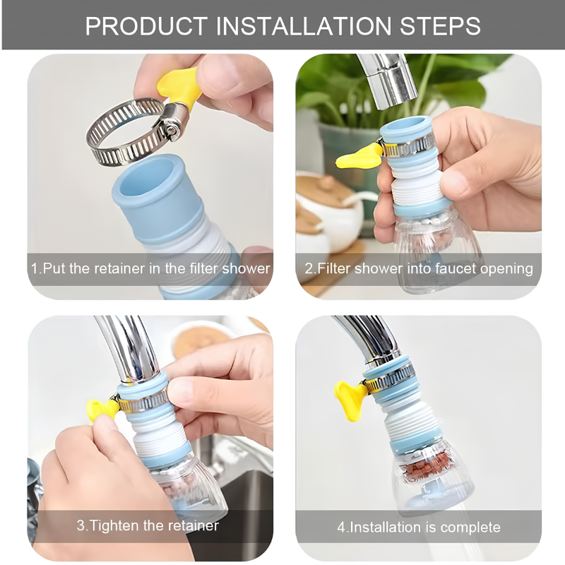 360° Rotating Pot Washing Faucet Extender