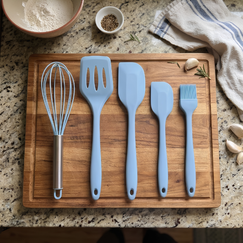 5-Piece Silicone Baking & Cooking Utensil Set