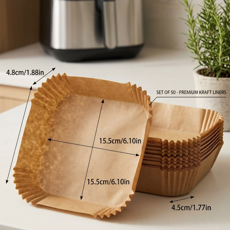 Air Fryer Disposable Parchment Paper – ( Square )