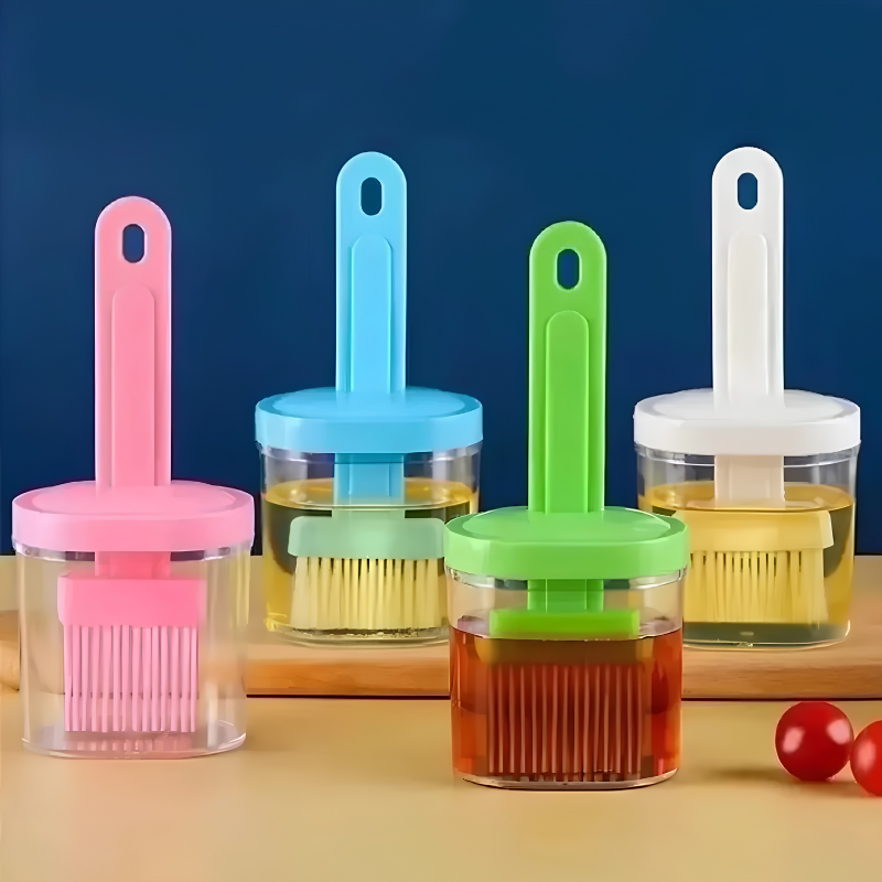 BBQ Oil Bottle with Silicone Brush