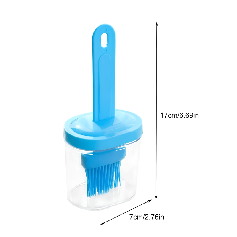 BBQ Oil Bottle with Silicone Brush