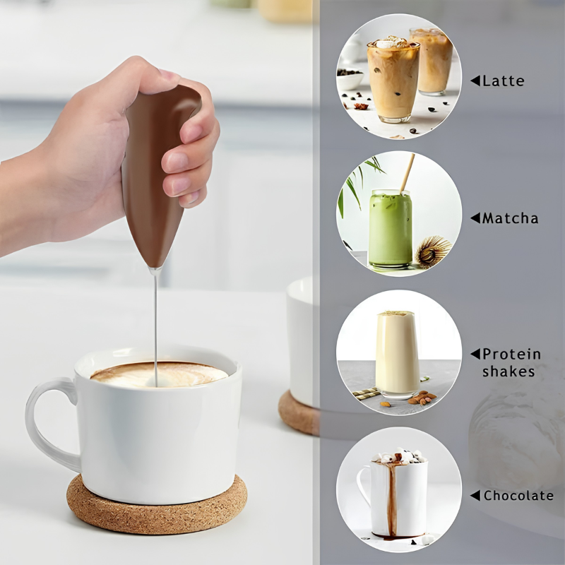 Coffee Beater – Handheld Frother &amp; Coffee Mixer