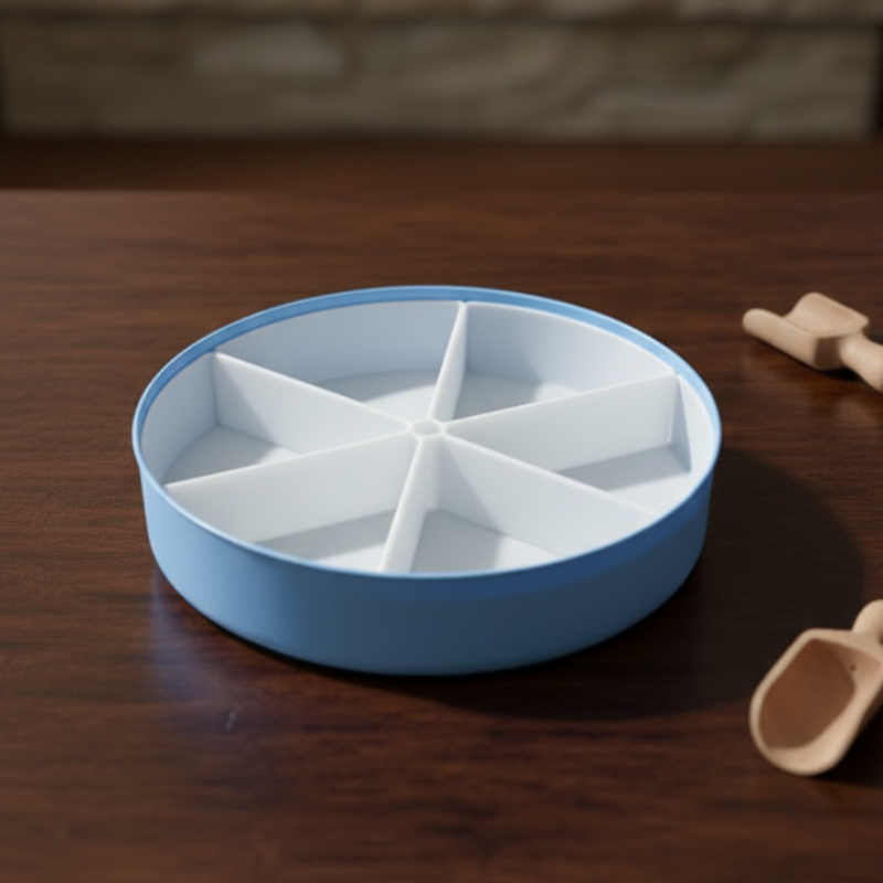 Multi-Purpose Dry Fruit Tray with Transparent Cover