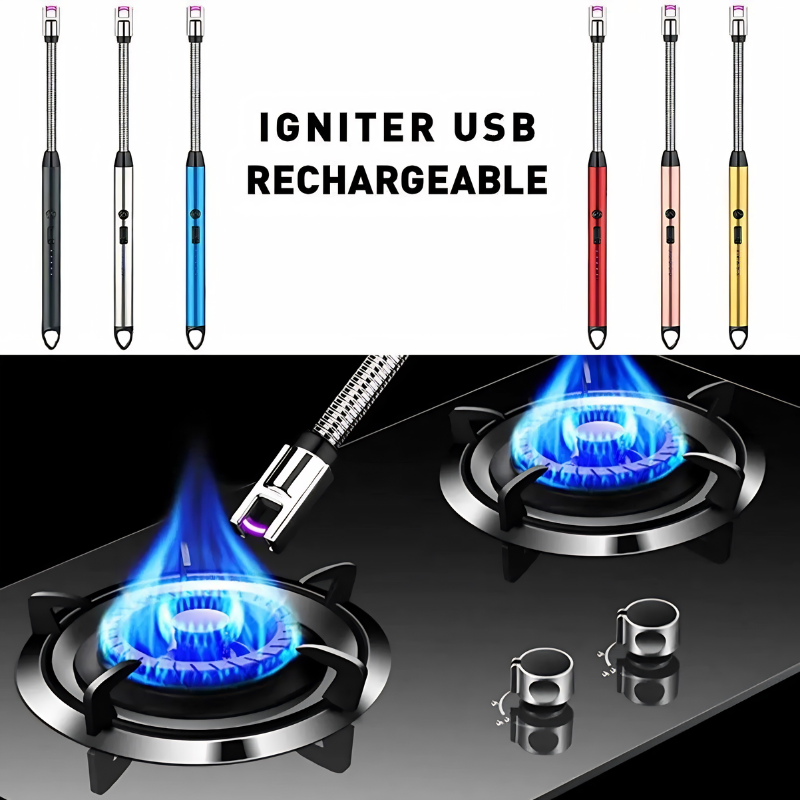 Electric Rechargeable Lighter – Flexible Neck USB Lighter for Kitchen & Home