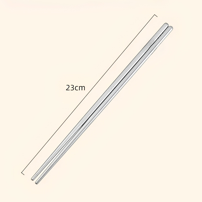 Stainless Steel Chopsticks Set – 5 Pairs Reusable