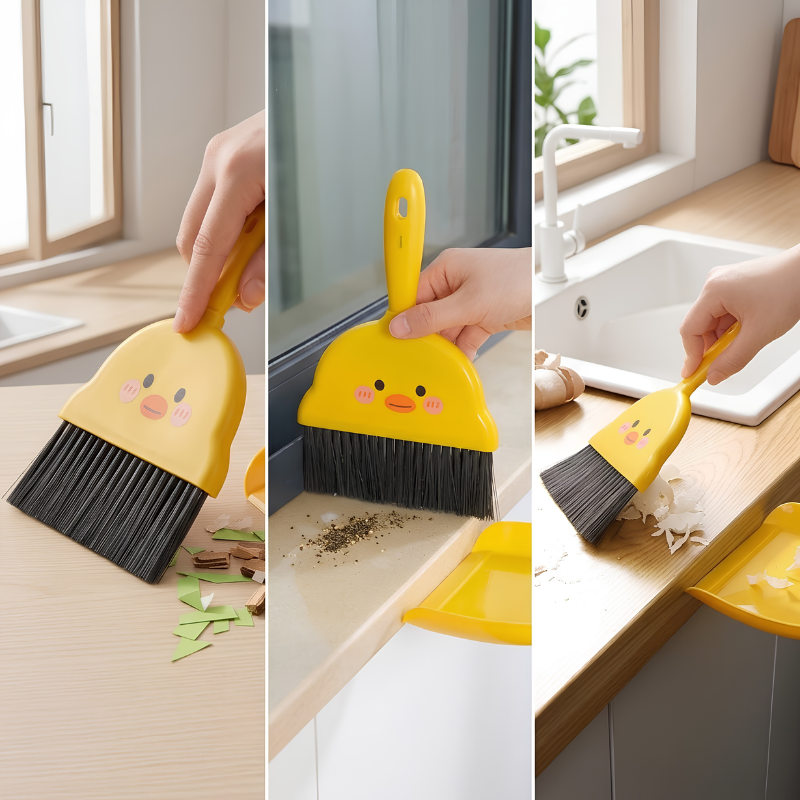 Multipurpose Mini Duck Broom & Dustpan