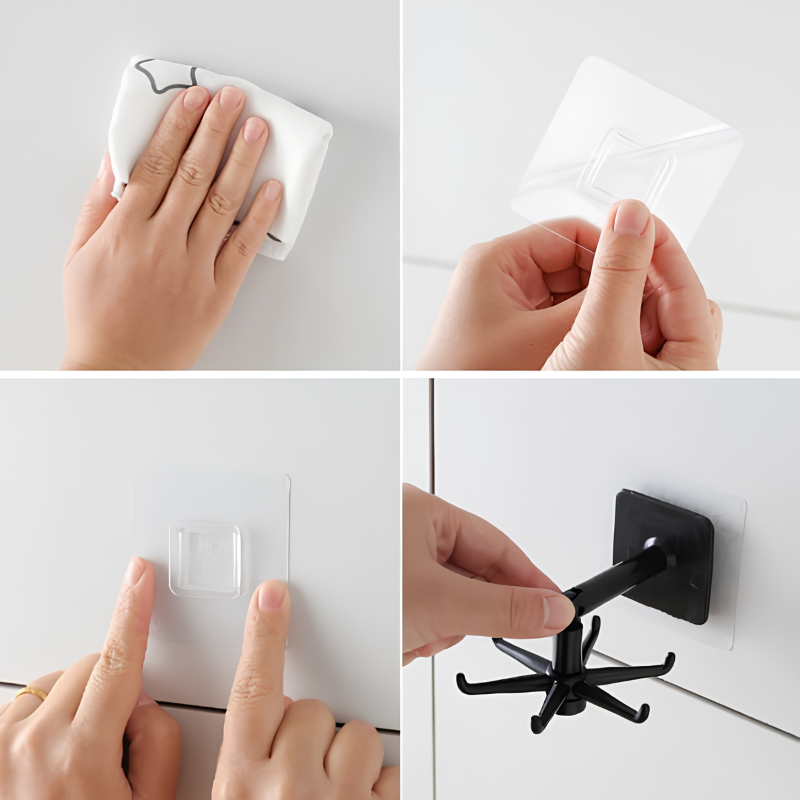 Multifunctional Rotating Kitchen Utensil Hook