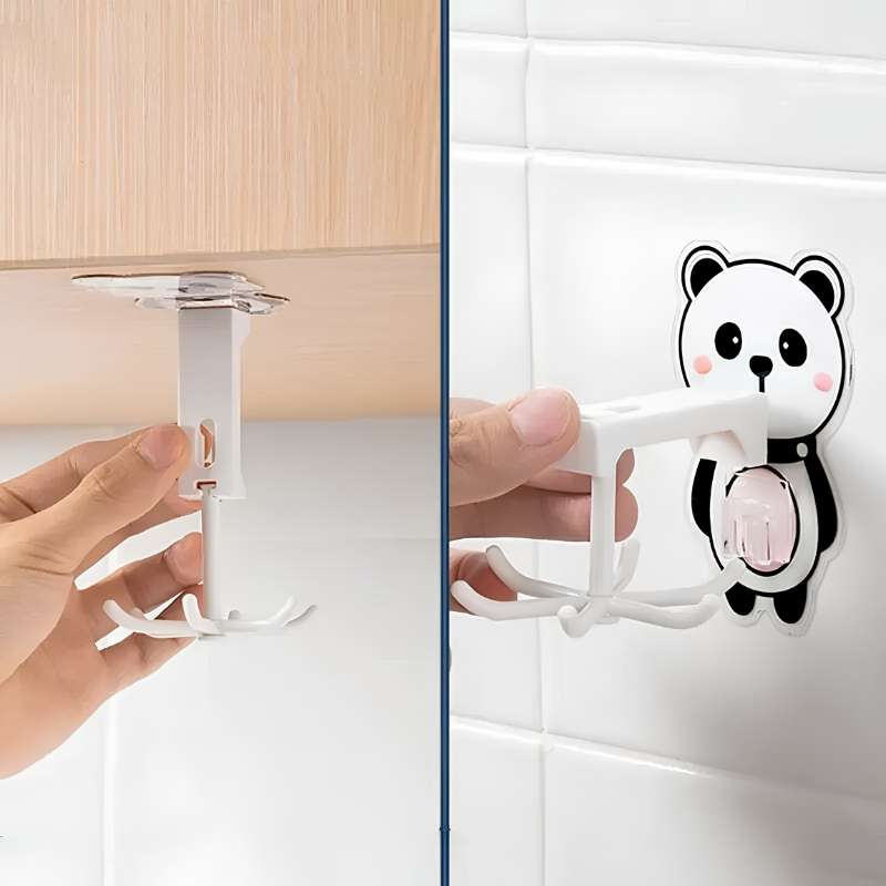 Multifunctional Rotating Kitchen Utensil Hook