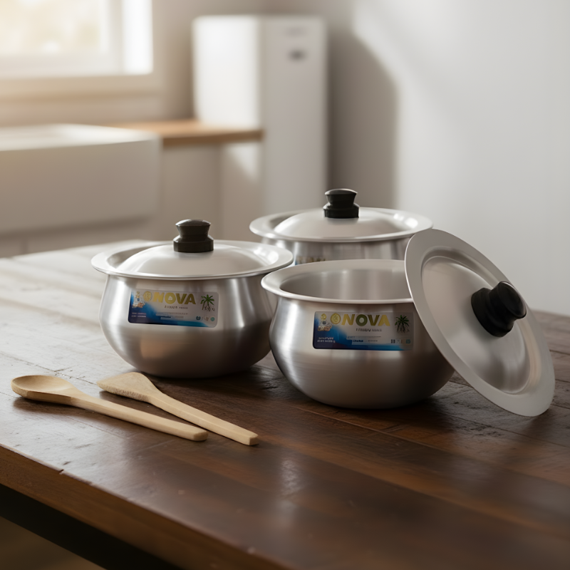 8-Piece Artec Aluminum Supri Cookware Set