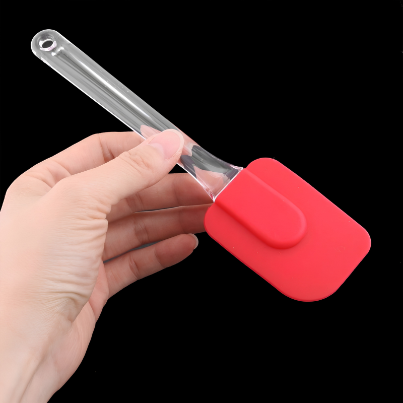 Silicone Spatula with Clear Acrylic Handle