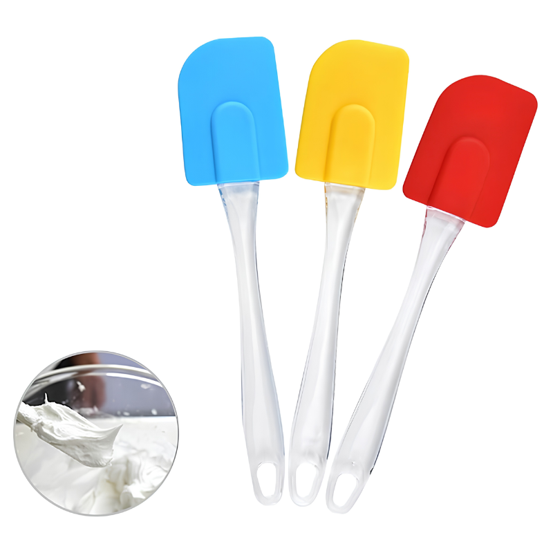 Silicone Spatula with Clear Acrylic Handle