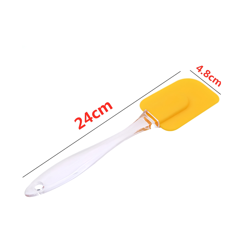 Silicone Spatula with Clear Acrylic Handle