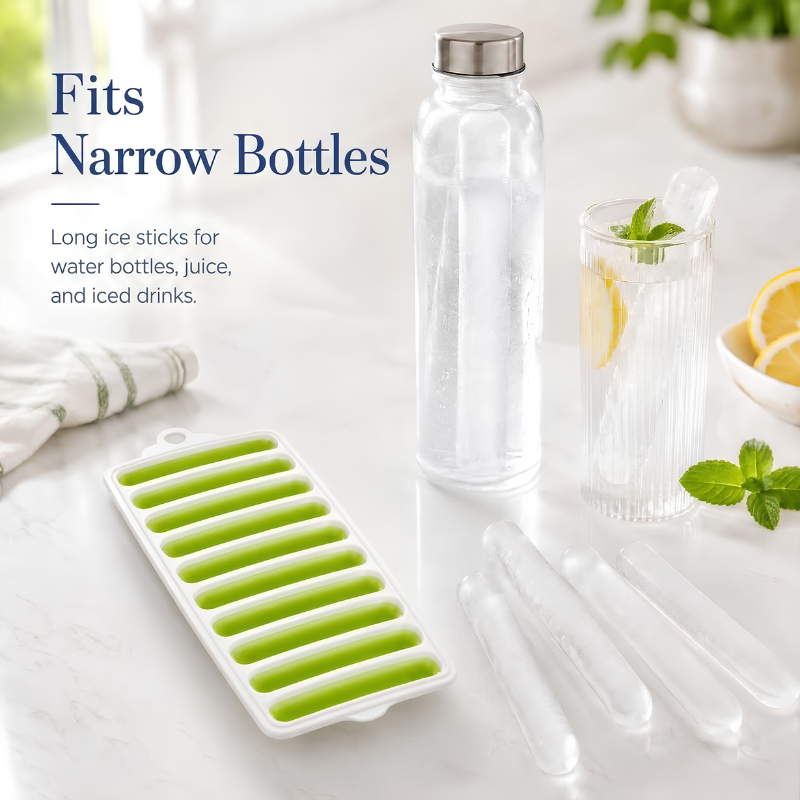 Silicone Ice Stick Tray - 10 Pieces
