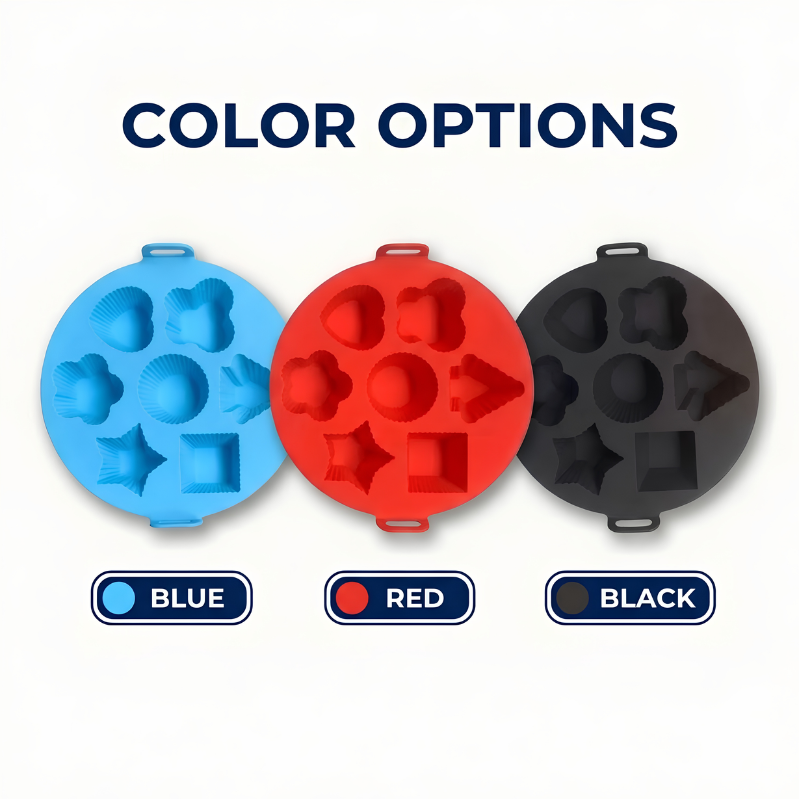 Silicone Mini Cake Tray Mold 7 Cups