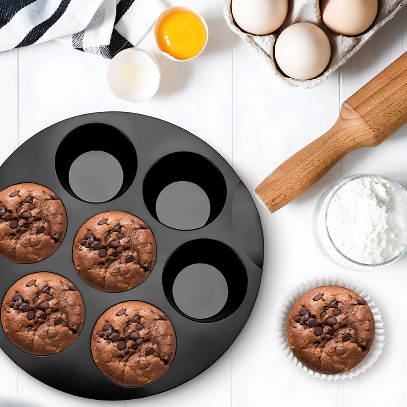 Silicone Muffin & Cupcake Tray 7 Cups