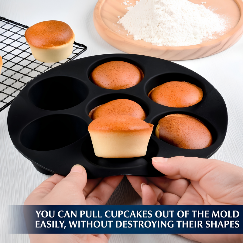 Silicone Muffin & Cupcake Tray 7 Cups