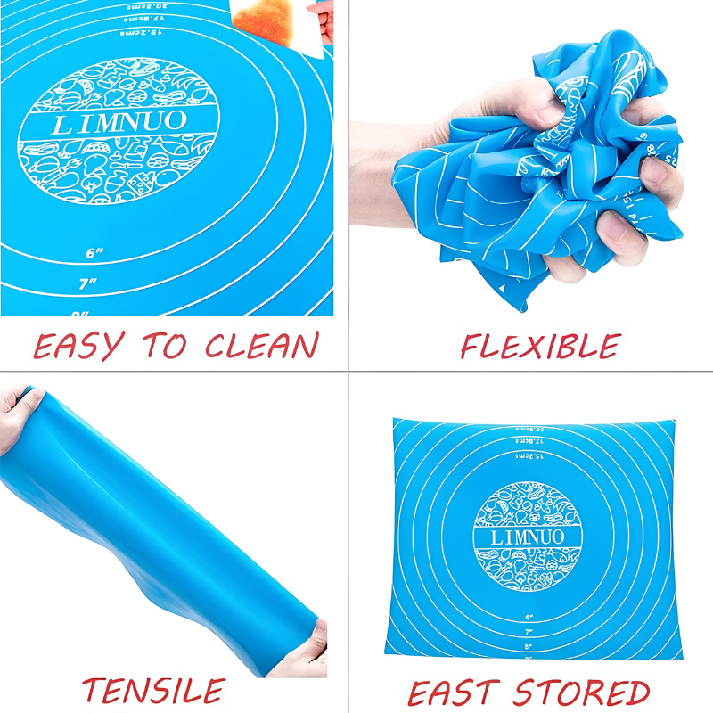 Silicone Roti Mat – Non-Stick Multi-Color Dough Rolling Mat