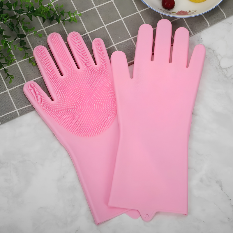 Silicone Washing Gloves – Multi-Purpose Cleaning & Scrubbing Gloves