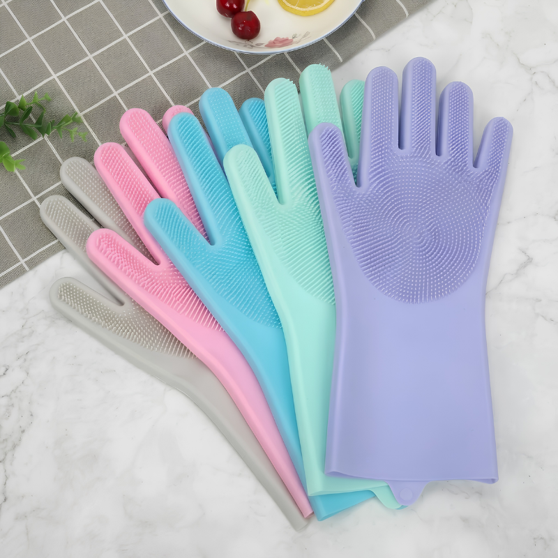 Silicone Washing Gloves – Multi-Purpose Cleaning & Scrubbing Gloves