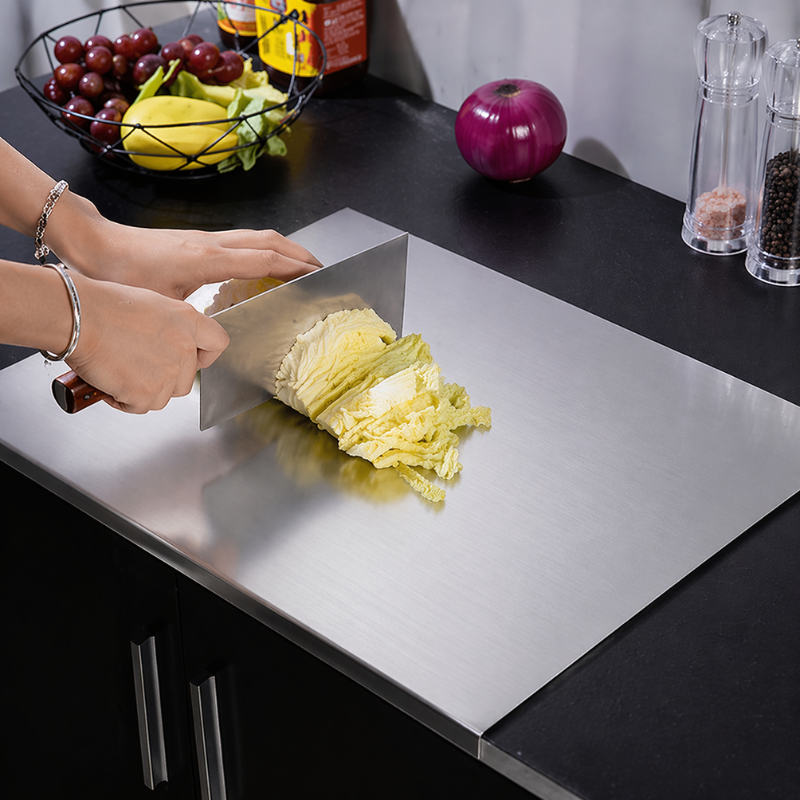 Stainless Steel Cutting Board – Multi-Functional (3 Sizes Available)