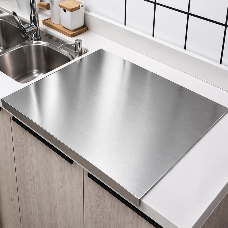 Stainless Steel Cutting Board – Multi-Functional (3 Sizes Available)