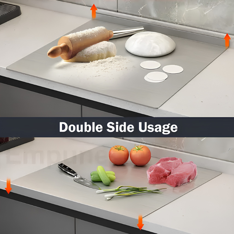 Stainless Steel Cutting Board – Multi-Functional (3 Sizes Available)