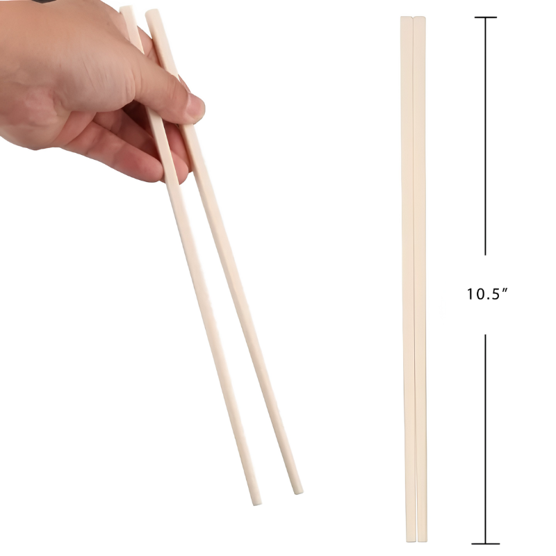 Wooden Chopsticks Set – 5 Pairs Reusable